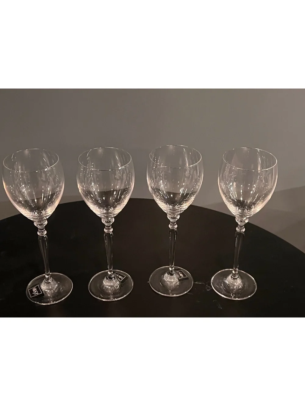 Mikasa Venezia Wine Glasses Set of 4 Austria Lead Crystal